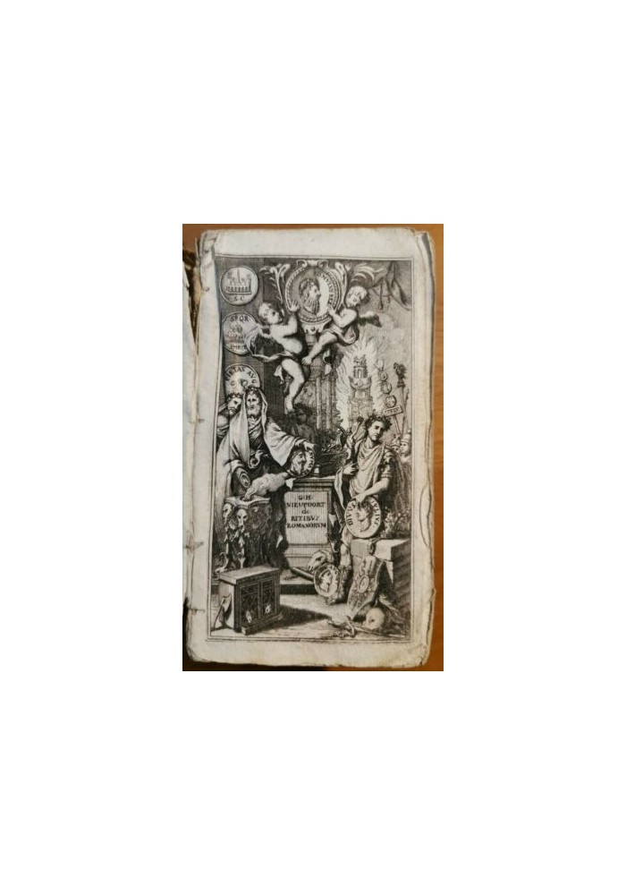 RITUUM QUI OLIM APUD ROMANOS OBTINUERUNT SUCCINCTA EXPLICATIO 1738 LIBRO ANTICO