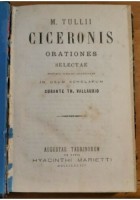 M TULLII CICERONIS ORATIONES SELECTAE brevibus scholiis 1884 Marietti Cicerone