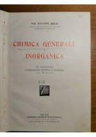 CHIMICA GENERALE E INORGANICA di Giuseppe Bruni. 1940 Editrice Politecnica LIBRO
