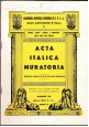 ACTA ITALICA MURATORIA 6 numeri gennaio giugno 1962 rivista massoneria