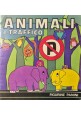 ALBUM ANIMALI E TRAFFICO Panini 1973 con 9 figurine vintage