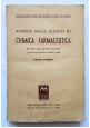 APPUNTI DALLE LEZIONI DI CHIMICA FARMACEUTICA Riccardo Ciusa 2 volumi 1945 Libro