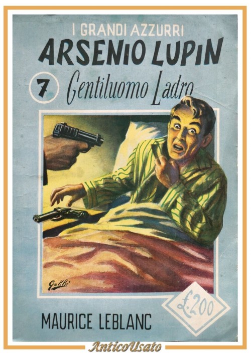 ARSENIO LUPIN Gentiluomo Ladro di Maurice Leblanc 1952  Pagotto Libro Romanzo
