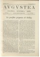 AUGUSTEA RIVISTA politica economia arte anno IV n.1 15 gennaio 1928 fascismo