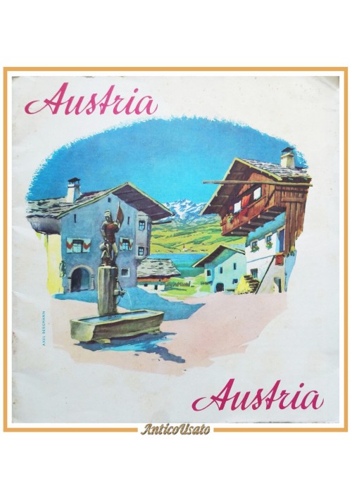 AUSTRIA di Axel Bergmann 1959 Osterreichische Depliant Brochure Pubblicitario