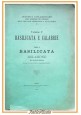 BASILICATA Relazione di Eugenio Azimonti 1909 inchiesta parlamentare contadini