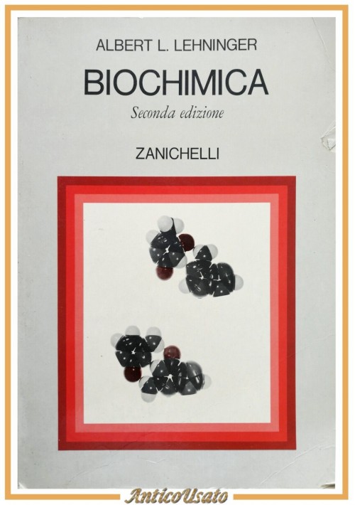 BIOCHIMICA di Albert Lehninger 1979 Zanichelli Libro basi molecolari struttura