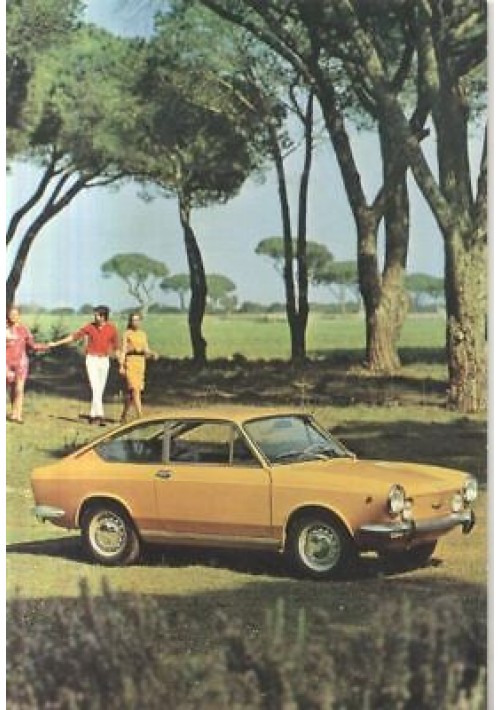 CARTOLINA FIAT 850 SPORT SPIDER Anni '60 non Viaggiata Colori Originale Auto