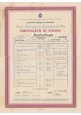 CERTIFICATO DI STUDIO Sammichele di Bari 1936 Originale Vintage Pagella scuola