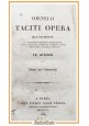 CORNELII TACITI OPERA QUAE SUPERSUNT 1848 Firmin Didot Frères Libro antico