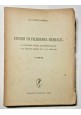 CORSO DI FILOSOFIA MORALE parte I di Giuseppe Semerari - Adriatica 1955 libro 