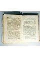 DELLA VITA PUBBLICA DE ROMANI tomo I di Ferdinando Secondo 1817 libro antico