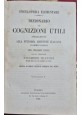 DIZIONARIO DI COGNIZIONI UTILI 11 volumi Nicomede Bianchi 1863 1883 libro antico