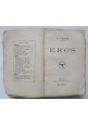 EROS di Giovanni Verga 1920 Treves biblioteca amena libro romanzo 12 migliaio