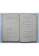 ESERCIZI DI ANALISI INFINITESIMALE di Giulio Vivanti 1935 Lattes Libro matematic