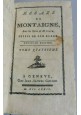 ESSAIS de Montaigne tomo 4 1779 Jean Samuel Cailler libro antico tome quatrieme