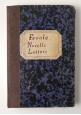 FAVOLE NOVELLE E LETTERE di Gasparo Gozzi 1876 Barbera Libro Antico Narrativa