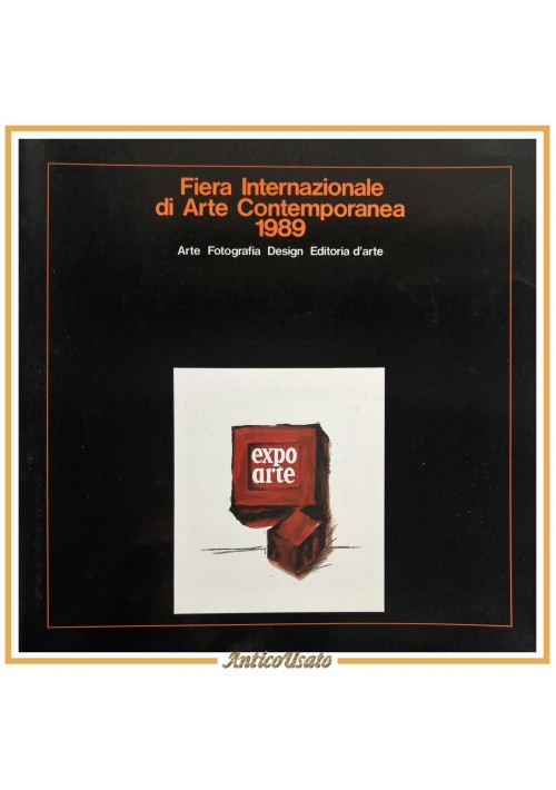 FIERA INTERNAZIONALE DI ARTE CONTEMPORANEA 1989 Expo Bari Laterza Libro Levante