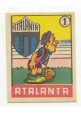 FIGURINA calcio ATALANTA mascotte scudetto 1949 Originale Nannina vintage epoca