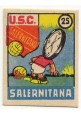 FIGURINA calcio SALERNITANA mascotte scudetto 1949 Originale Nannina vintage 