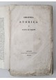 FILOSOFIA DELLA STORIA DEL MONDO ANTICO di Federico Hegel 1841 Libro Antico