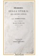 FILOSOFIA DELLA STORIA DEL MONDO ANTICO di Federico Hegel 1841 Libro Antico