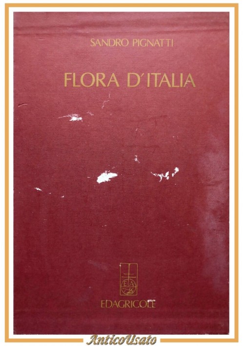 FLORA D'ITALIA di Sandro Pignatti 3 volumi 1982 Edagricole Libri in cofanetto