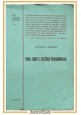 FOLKLORE CULTURA TRADIZIONALE di Giovanni Bronzini 1972 Adriatica libro folklore