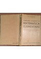 FORMULARIO SCOLASTICO DI MATEMATICA ELEMENTARE di Rossotti 1941 libro scuola