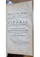 FRANCISCI REDI OPUSCULORUM + EXPERIMENTA + DE ADMIRABILI VIPERA 1685 Libro I ed