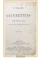 GIANNETTINO di Carlo Collodi 1897 Bemporad libro per ragazzi scolastico antico