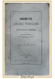 GRAMMATICA ARABA VOLGARE di Giuseppe Sapeto 1866 Pellas libro antico scolastico