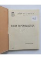 GUIDA TOPONOMASTICA 1961 Città di Andria Libro con mappa carta topografica