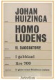 HOMO LUDENS di Johan Huizinga 1964 Saggiatore libro gioco come funzione sociale