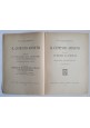 IL CEMENTO ARMATO di Luigi Santarella volume I la tecnica statica 1950 Hoepli