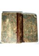 IL COMPENDIO DELLA STORIA ROMANA di Goldsmith 1847 2 libri in 1 completo antico