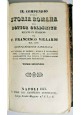 IL COMPENDIO DELLA STORIA ROMANA di Goldsmith 1847 2 libri in 1 completo antico