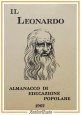 IL LEONARDO almanacco di educazione popolare 1962 libro ente biblioteche