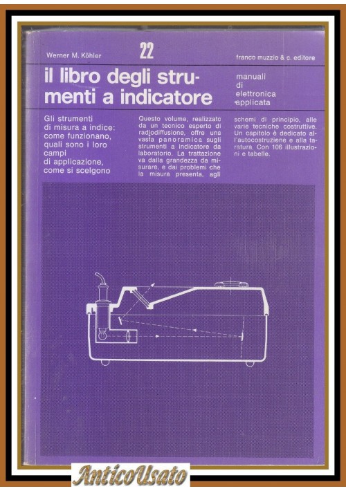 IL LIBRO DEGLI STRUMENTI A INDICATORE di Werner Kohler 1979 Franco Muzzio Libro