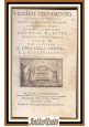 IL LIBRO DELLA SAPIENZA E L'ECCLESIASTICO 1785 Bibbia antica Martini Libro