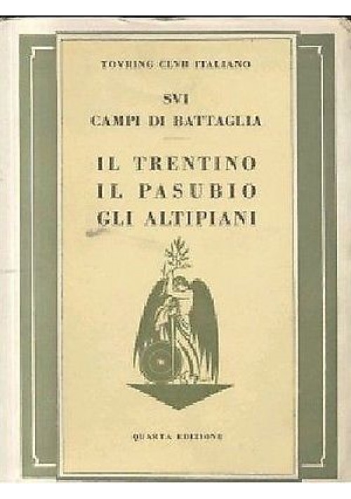 IL TRENTINO IL PASUBIO GLI ALTIPIANI guida storico turistica campi di battaglia 