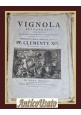 IL VIGNOLA ILLUSTRATO proposto da Spampani Antonini 1770 Pagliarini Libro antico