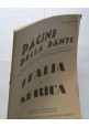 ITALIA E AFRICA rivista società nazionale Dante Alighieri 1943 Italiani nel mond