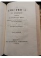 LA CIROPEDIA di Senofonte 1821 Sonzogno Libro Antico Storici Greci traduz Regis