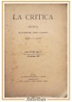 LA CRITICA rivista di Benedetto Croce settembre 1930 Laterza letteratura storia