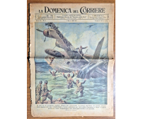 LA DOMENICA DEL CORRIERE 1 marzo 1942 nelle foreste di Sumatra Aeroplano Inglese