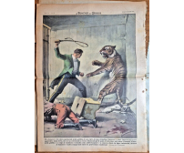 LA DOMENICA DEL CORRIERE 19 giugno 1938 Circo Domatore Tigre giornale vintage