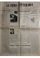 LA FIERA LETTERARIA rivista 4 novembre 1956  Caproni Pratolini Falqui giornale