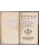 LA GEORGECA DE VERGILIO MARONE trasportata in rima napoletana 1789 Libro Antico