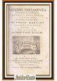 LA PRIMA PARTE DEI SALMI 1785 Bibbia antica Martini Libro vecchio testamento